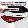 Car Sticker 1pc 3D ABS Car Rear Trunk Badge Decal Letters Sticker For Mercedes Benz AMG A B C E G CLA C63 C63S E53 GT SLK Auto A