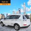 Полосы на кузове Mitsubishi Pajero V97/V93/V73/V77: Декоративная наклейка в виде тонких полосок для наружного применения