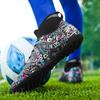 Мужские/женские футбольные бутсы из пяти резиновых материалов с мягкой подошвой и короткой ручкой производства Lammers Кожаные футбольные бутсы Детские футбольные кроссовки