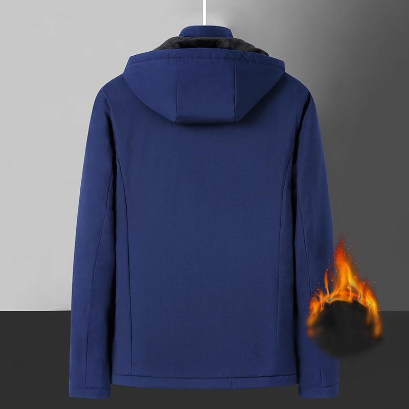 Мужская добавленная флисовая спортивная хлопковая куртка для отдыха на открытом воздухе, куртка для альпинизма, куртка из жесткого материала