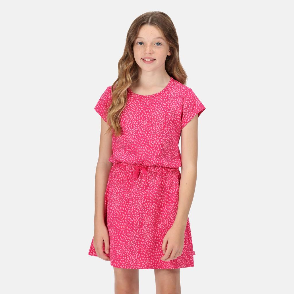 Regatta Childrens/Kids Catrinel Animal Print Casual Dress