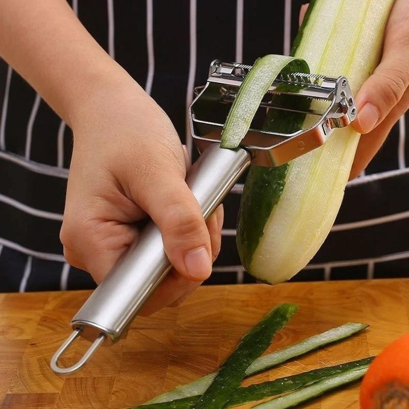 Stainless Steel Peeler Melon Potato Carrot Cucumber Multifunctional Fruit and Vegetable Tools Household Kitchen Tools Shredder