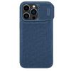Nillkin Qin Cloth Pro Flip Cover with Camera Protection for iPhone 14 Pro Max, Blue