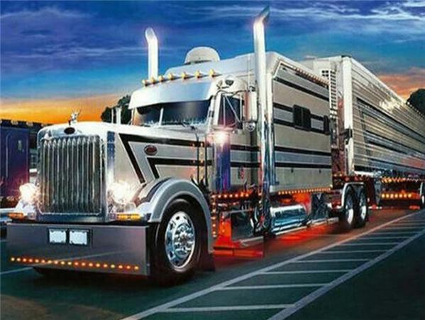 Алмазная живопись Новая коллекция грузовик 5d Diy вышивка грузовик пейзаж мозаика вышивка крестом домашний декор