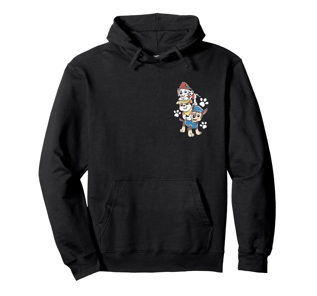 Paw Patrol Pawprint Stack With Classic Pals Hoodie
