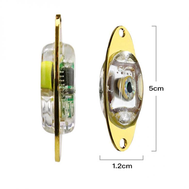 Светодиодный светильник для рыболовной приманки, глубокая подводная форма глаза, светящаяся приманка для рыбалки, привлекающая лампа