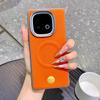 Для VIVO IQOO Z10 Turbo Z10 Turbo Pro Z10 Turbo Plus Однотонный Гальванизированный Магнитный Устойчивый к Отпечаткам Пальцев Чехол для Телефона