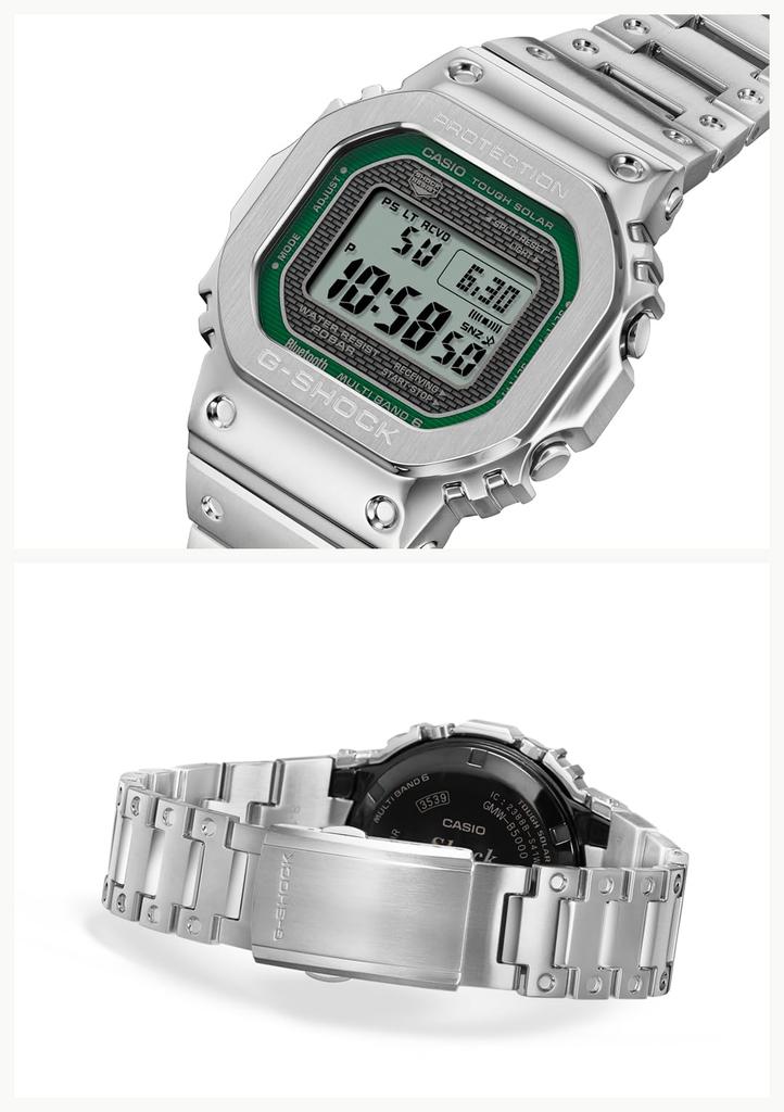 Watch Full Metal Bluetooth Equipped with Radio Solar Silver [Casio] G-Shock [] GMW-B5000D-3JF Men's
