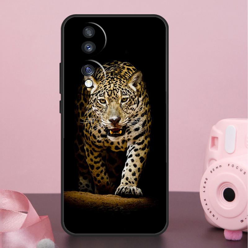 Чехол для Cheetah Panther Snow Cheetah для Honor X9a X8a X7a X6a X7 X8 X9 X9b X8b Honor 10 50 70 90 Lite Magic 6 5 Pro
