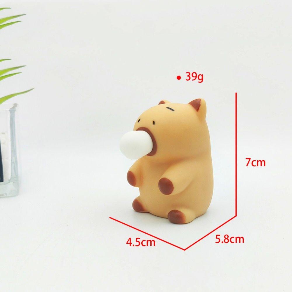 MIni Capybara Squeeze Toy Funny Cute Decompression Doll Release Anxiety Toy Unique Gifts