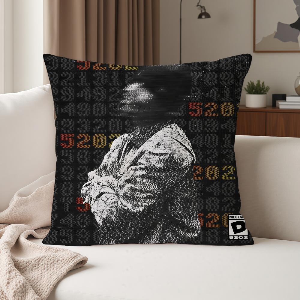 Rapper Dduki Singer Pillow Case Suitable For Bedrooms Living Rooms Cars Home Decoration