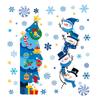Christmas Decorations Holiday Party Decoration Window Stickers Pvc Static Stickers Window Decorations