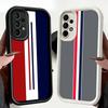 Чехол для телефона Samsung Galaxy A17 A16 A15 A14 A13 Роскошная спортивная линия Крутая полоска A56 A36 A26 A55 A35 A25 A54 A34 A24 A53 A33 A23