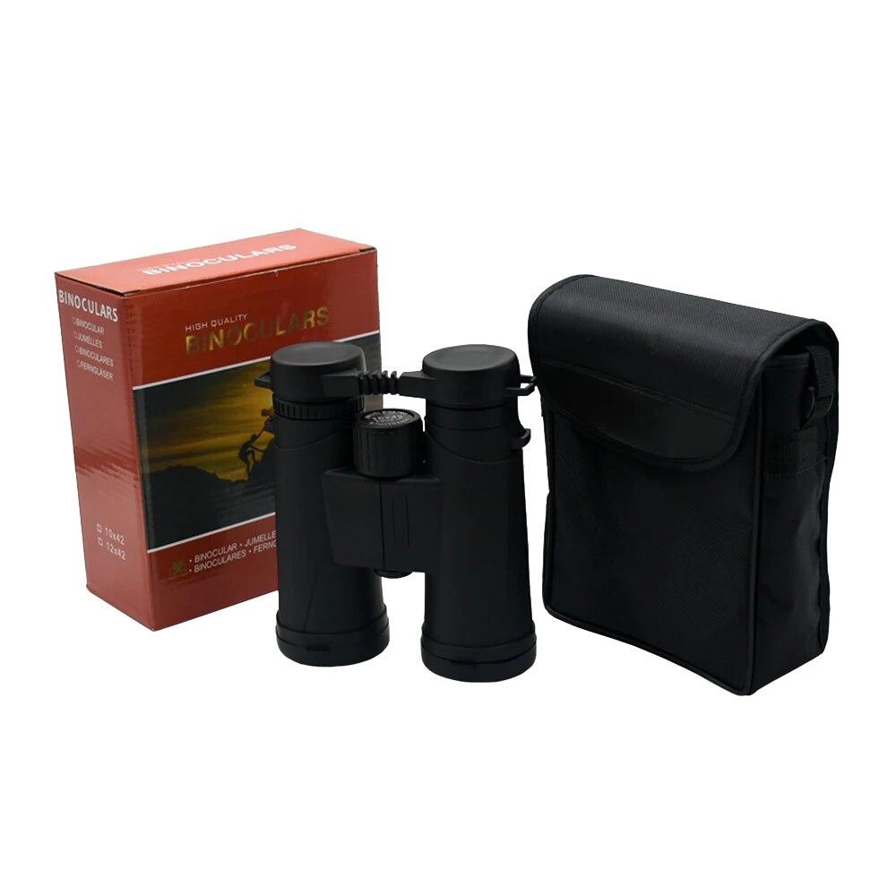Бинокль высокой мощности HD 10x42, профессиональный туризм, HD телескоп, призма Bak4, профессиональный охотничий уличный бинокль