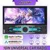 6.86'' Car Radio 1Din Universal Multimedia Carplay Wireless Vedio Player Touch Screen Autoradio RDS FM AUX Input USB Stereo MP5