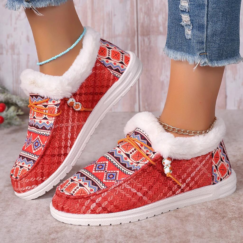 Зимние новые модные женские теплые плюшевые ботильоны на шнуровке, мягкие зимние ботинки для женщин, удобные хлопковые ботинки Zapatos De Mujer