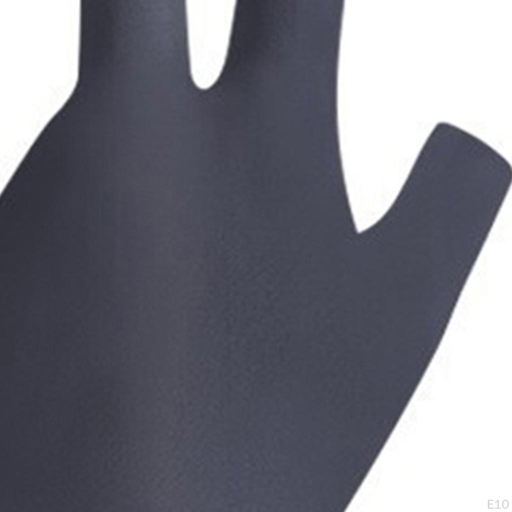 Перчатка для бильярда с тремя пальцами для снукера, унисекс, аксессуар для кия