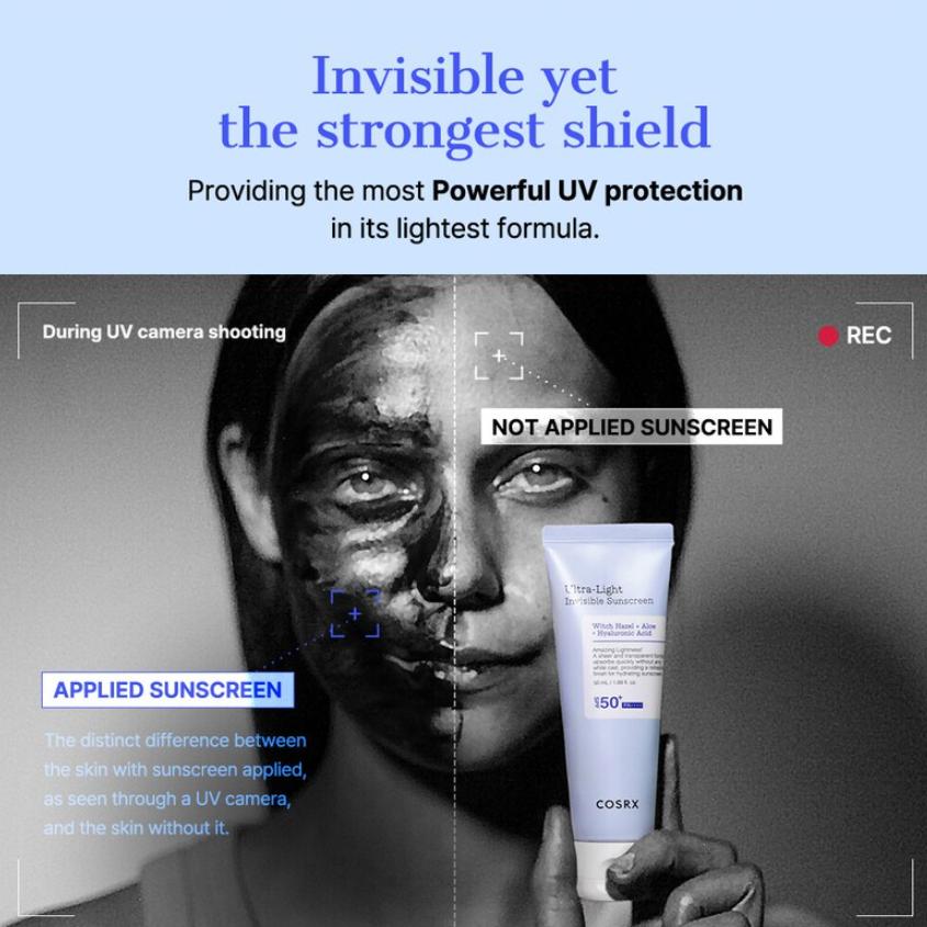 COSRX Ультралегкий невидимый солнцезащитный крем SPF50+ PA++++ 50 мл Suncare