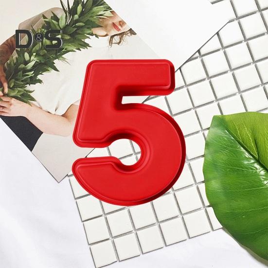 3D цифровая форма для торта, силиконовая антипригарная форма для торта с цифрами, устойчивая к высоким и низким температурам, противоскользящая текстура, сюрприз, форма для хлеба на день рождения