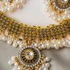 Necklace Earring Set Trendy Statement Pendant Jewelry for Brides Girls
