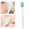 Wash Face Silicone Brush Exfoliating Nose Clean Blackhead Removal Brush Tool With Replacement Head