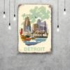 detroit Funny Bar Metal Sign Retro Plaque Vintage Sign Alcohol Drinker Pub Club Man Cave Kitchen Wall Decoration