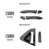 For Hyundai Veloster ‑ LHD ABS Carbon Fiber‑Look Door Handle Protector Trim Exterior Decorative Car Partsarts
