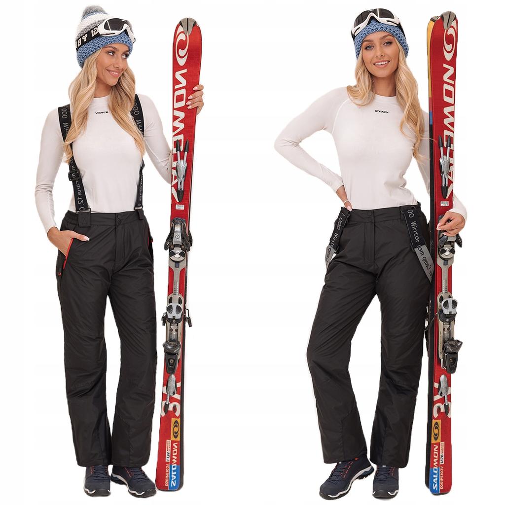 Women's Ski Suit Two Colours Winter Warm With Hood 3Xl Black + Pants
