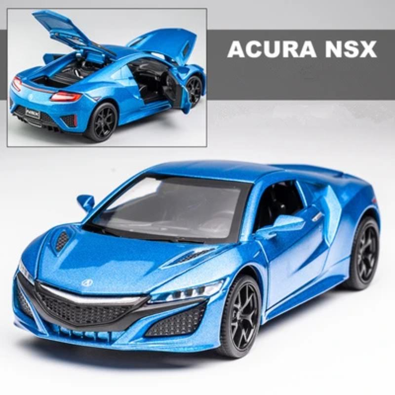 1/32 Honda Acura NSX Alloy Sports Car Diecasts & Toy Vehicles Металлическая модель автомобиля Моделирование Звук и свет Коллекция Детская игрушка в подарок
