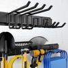 Metal Garage Storage Hooks Wall Mount Yard Shed Rack New Garden Tool Organizer for Men
