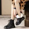 Fashion Non-slip Female 2024 Winter Ankle Boots Mid-calf Cotton Boots Thick-soled Padded Women Shoes Short Plush Female Warm Short Boots