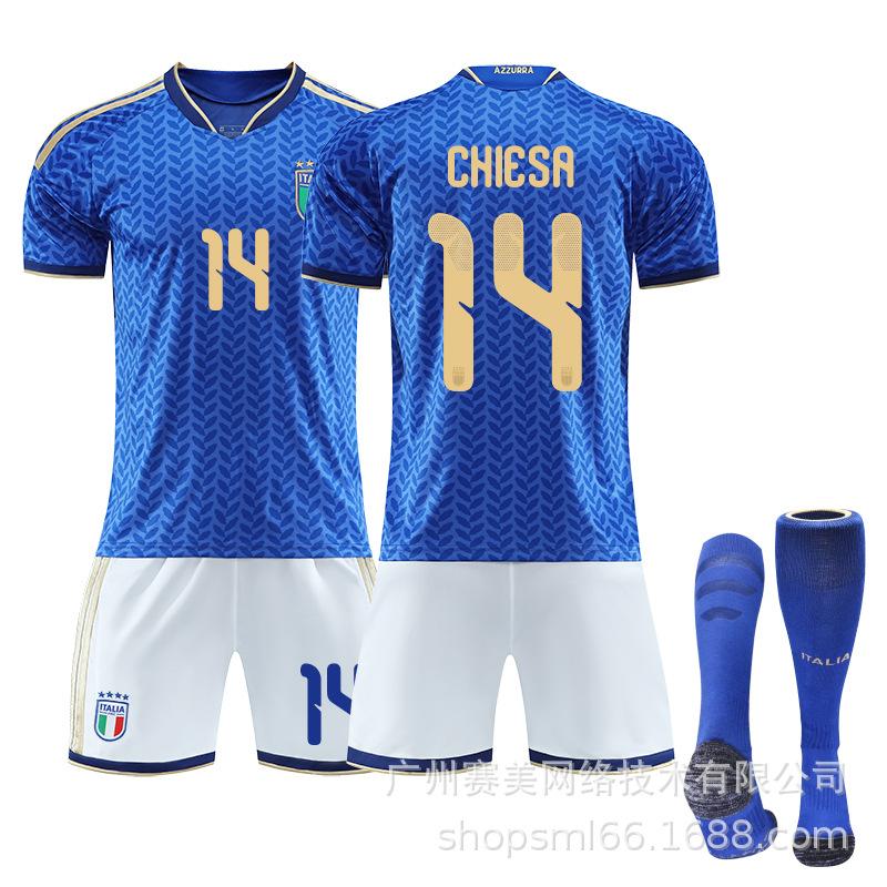2026 No. 14 Chiesa World Cup Italy home shirt