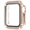 Diamond Cover For Apple Watch Case 45mm 41mm 44mm 40mm 38mm 42mm Tempered Glass Bumper Screen Protector iWatch Series 9 7 SE 6 8 5