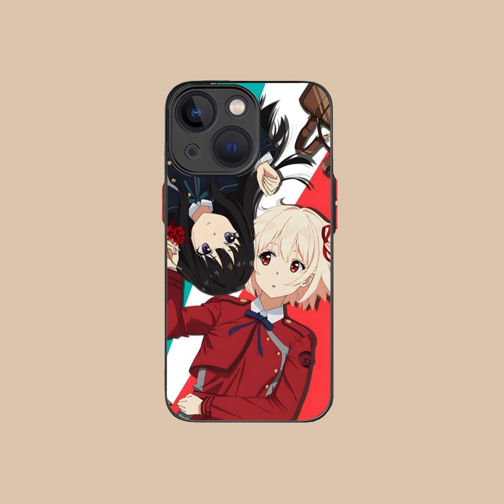Чехол для мобильного телефона Lycoris Recoil Anime для iPhone 16 15 14 13 12 11 X XR XS 8 7 Pro Max Plus Mini Цветной Силиконовый Защитный
