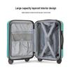20-дюймовый ударопрочный чемодан: Прочный, Большой вместимости, Защита от кражи, Ручная кладь для мужчин и женщин