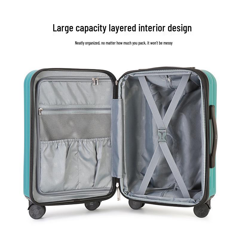 20-дюймовый ударопрочный чемодан: Прочный, Большой вместимости, Защита от кражи, Ручная кладь для мужчин и женщин