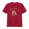 Sail Boat Captain For Sailing Trip Sailboat Skipper T Shirt Vintage Washed Homme Casual Stretched Soft Versatile Unisex