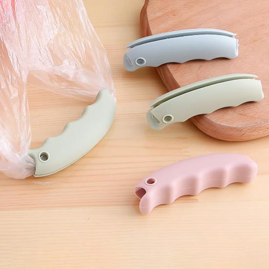 3 шт. Ручка-держатель для продуктовых сумок Эргономичная Легкая Многоцелевая Универсальная Держатель для сумок для покупок и мусора Силиконовая ручка Инструмент для переноски