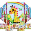 5/10pcs Cartoon DIY EVA Foam Paste 3D Stickers Creative Handmade Picture Filling Sitckers Artistic Paper Pasting Painting Cards