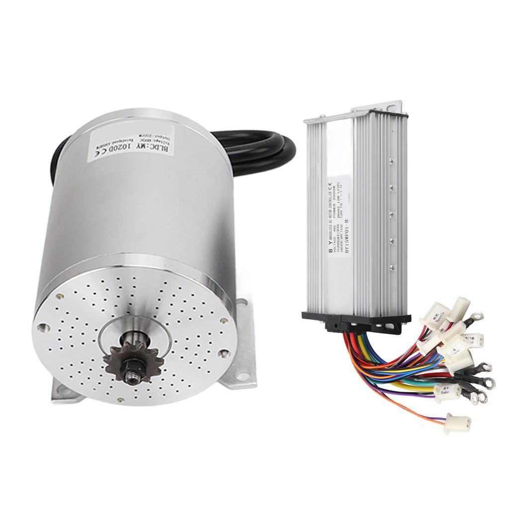 DC48V 2000W Brushless Motor Controller Kit 4500rpm Min for DIY Go Kart Electric Scooter Bike
