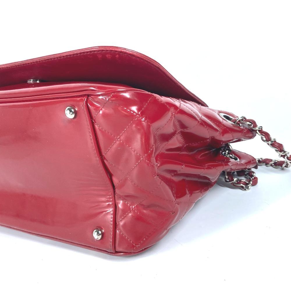 CHANEL CC Mark Lipstick Double Chain Crossbody Flap Bag Shoulder Bag Red/pink