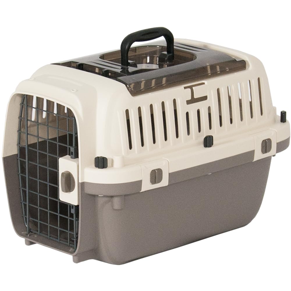 Маленькая переноска для животных Petit Ruban с двойной дверцей PM50 для маленьких, средних и маленьких до M Глубина 51 x Ширина x Высота Кошки, Собаки, Собаки, Животные. Зафиксировано ремнем безопасности.