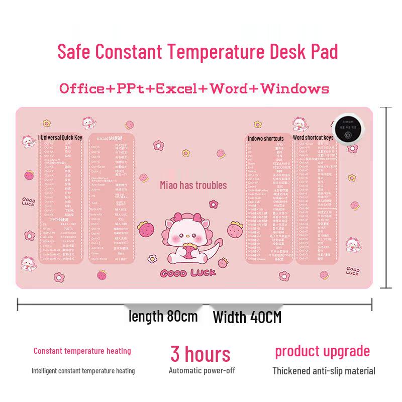 Electric Heated Mouse Pad with Temperature Control