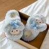 Couple Cotton Slippers 2025 Autumn Winter New Cute Women's Non Slip Indoor Home Shoes Lightweight Comfort Warm Men's Plush Shoes