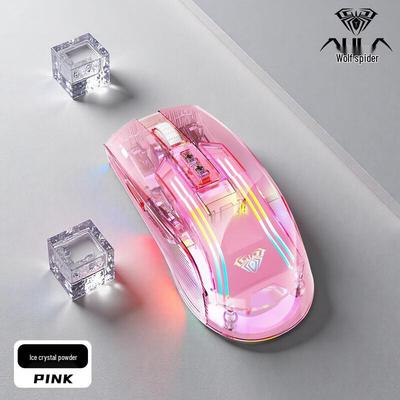 AULA Sc516 Трехрежимная прозрачная RGB игровая мышь