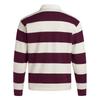 Adidas Originals Ss25 Dept. Striped Casual Fashion Loose Fit Long Sleeve Polo Shirt Men Tops KF1867