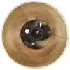 Floor Lamp 2 Light Brass E27 Cast Iron