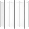 Vidaxl Parawan 6-Panelowy, Biały, 300 X 200 Cm, Tkanina