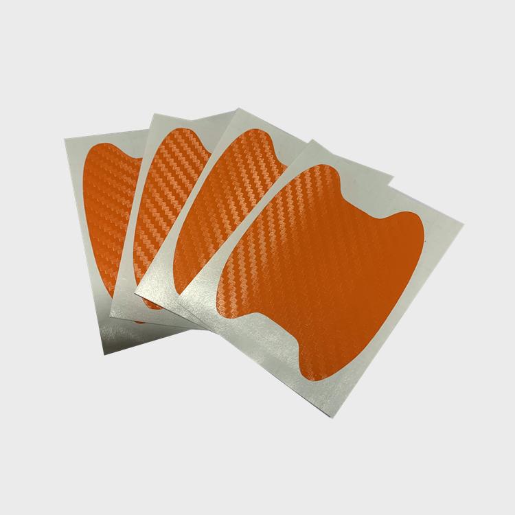 4 шт., защитная пленка для ручек автомобиля, универсальная невидимая наклейка на дверную ручку автомобиля из углеродного волокна, устойчивая к царапинам наклейка, Стайлинг автомобиля