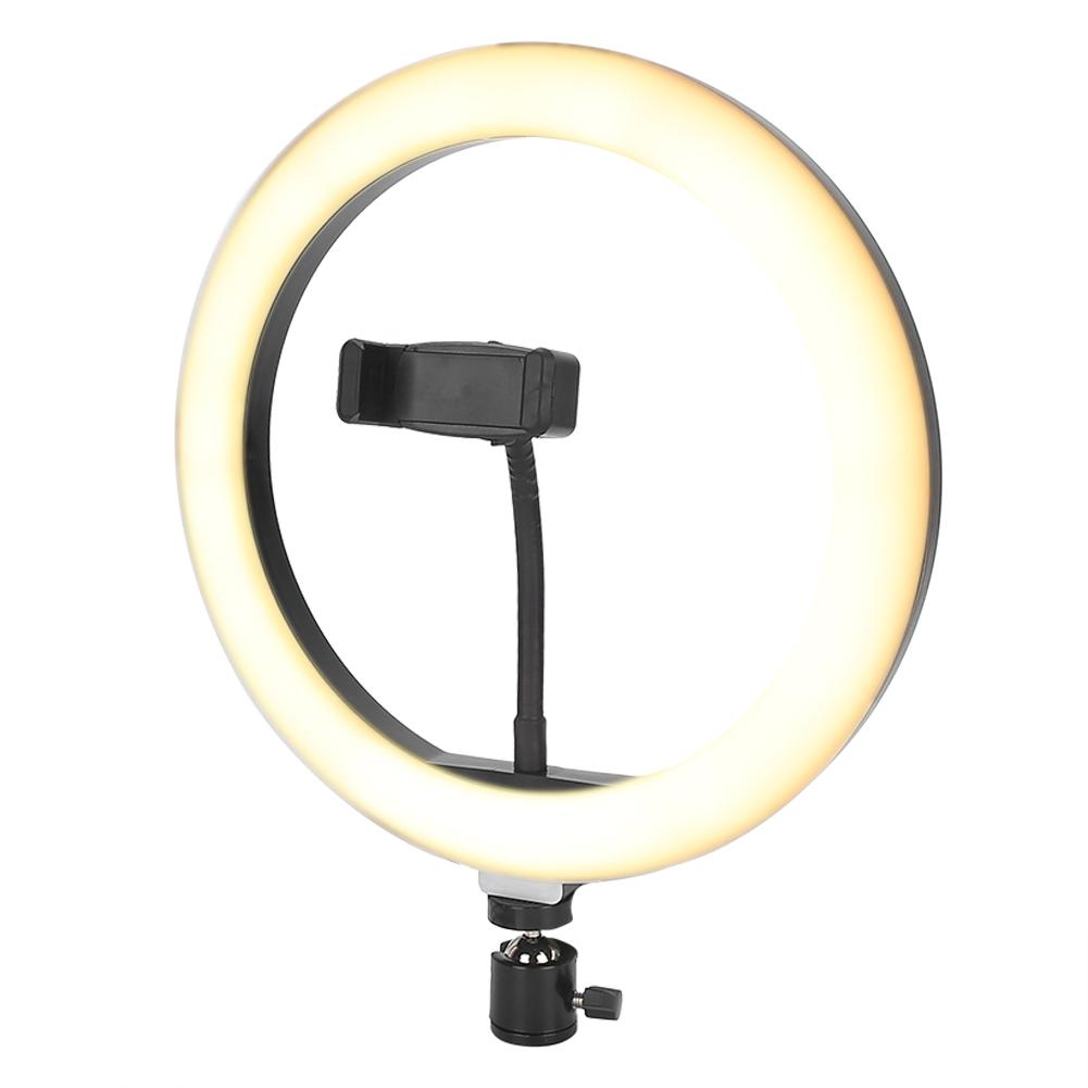 Светодиодная лампа для татуировки и нейл-арта, сменная головка, прямая трансляция фотографий, кольцевая световая головка (18 Вт‑26 см)